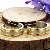 Quality and Quantity Assured Female Scrub Titanium Earrings