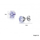 Superior Quality Titanium Earrings With Diamond