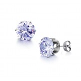 Selling Well all over the World Female Titanium Earrings With Rhinestone