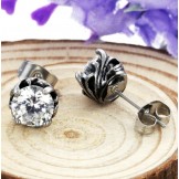 Wide Varieties Unisex Titanium Earrings 