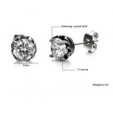 Wide Varieties Unisex Titanium Earrings 