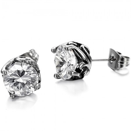 Complete in Specifications Unisex Titanium Earrings 