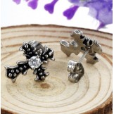 Reliable Quality Unisex Cross Titanium Earrings 