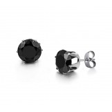 High Quality Black Titanium Earrings 