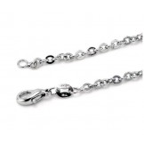 Stable Quality O Font Titanium Chain For Lovers 