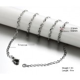 Wide Varieties Titanium Chain 