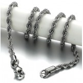 The Queen of Quality Twist Titanium Chain 