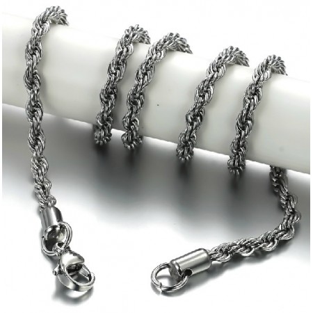 The Queen of Quality Twist Titanium Chain 