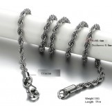 The Queen of Quality Twist Titanium Chain 