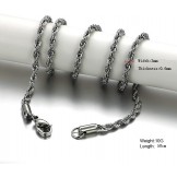 The Queen of Quality Twist Titanium Chain 