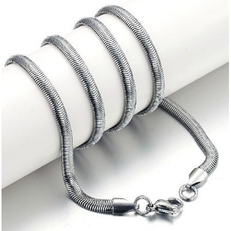 Excellent Quality Flat Snake Titanium Chain 