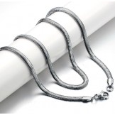 Excellent Quality Flat Snake Titanium Chain 
