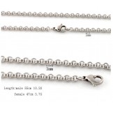 High Quality Titanium Chain For Lovers 