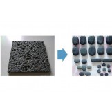 Durable in Use Health Titanium Pelelith Necklace With Diamond