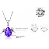 Wide Varieties Female Retro Platinum Plating Titanium Necklace  