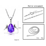 Wide Varieties Female Retro Platinum Plating Titanium Necklace  