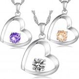 High Quality Female Platinum Plating Titanium Necklace 
