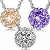 Well-known for Its Fine Quality Female Platinum Plating Titanium Necklace 