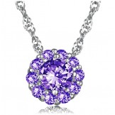 Well-known for Its Fine Quality Female Platinum Plating Titanium Necklace 