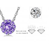 Well-known for Its Fine Quality Female Platinum Plating Titanium Necklace 