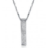 Wide Varieties Female Platinum Plating Titanium Necklace 