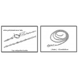 High Quality Female Feather Shape Platinum Plating Titanium Necklace  