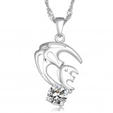 Easy to Use Female Allergy Free Platinum Plating Titanium Necklace 