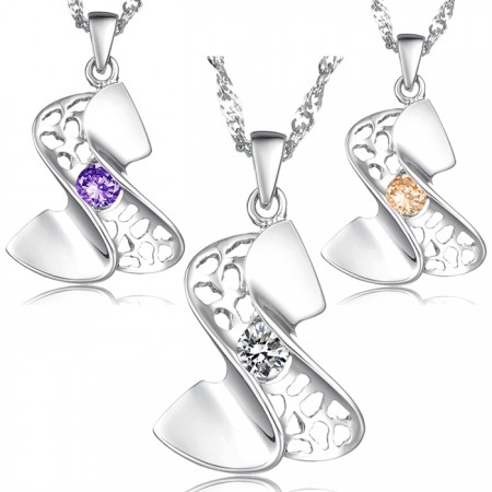 High Quality Female Platinum Plating Titanium Necklace 