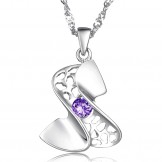 High Quality Female Platinum Plating Titanium Necklace 