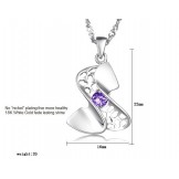 High Quality Female Platinum Plating Titanium Necklace 