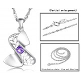 High Quality Female Platinum Plating Titanium Necklace 