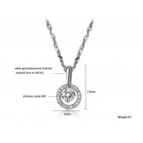 The Queen of Quality Female Platinum Plating Titanium Necklace 