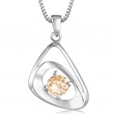 Quality and Quantity Assured Female Platinum Plating Titanium Necklace