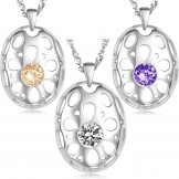 World-wide Renown Female Allergy Free Platinum Plating Titanium Necklace 