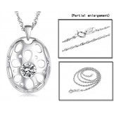 World-wide Renown Female Allergy Free Platinum Plating Titanium Necklace 