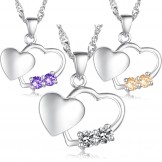 Stable Quality Female Fashion Platinum Plating Titanium Necklace 