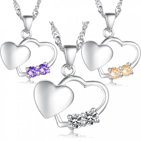 Stable Quality Female Fashion Platinum Plating Titanium Necklace 