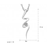 Reliable Quality Female Allergy Free Platinum Plating Titanium Necklace