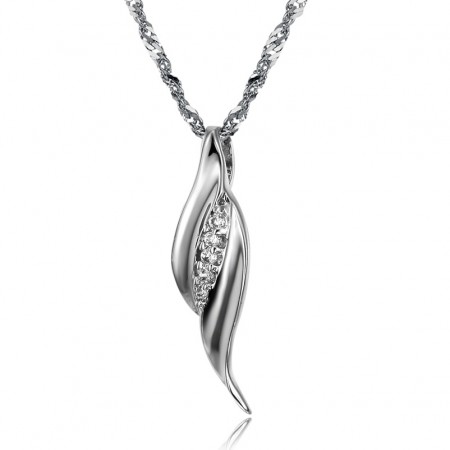 The Queen of Quality Female Platinum Plating Titanium Necklace 