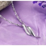 The Queen of Quality Female Platinum Plating Titanium Necklace 