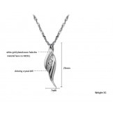 The Queen of Quality Female Platinum Plating Titanium Necklace 