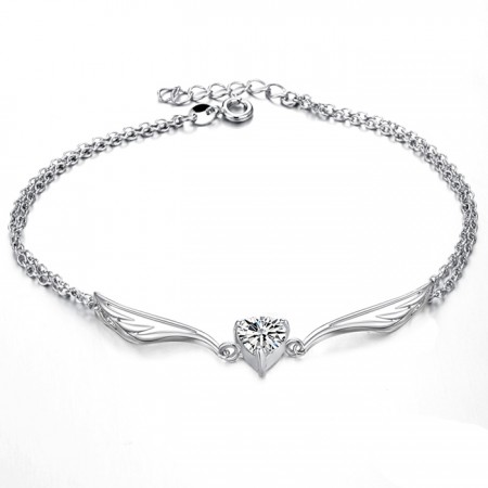 The King of Quantity Female Platinum Plating Titanium Anklet 
