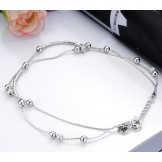 High Quality Female Platinum Plating Titanium Anklet 