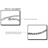 World-wide Renown Female Platinum Plating Titanium Anklet