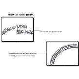 Stable Quality Female Snake Platinum Plating Titanium Anklet 