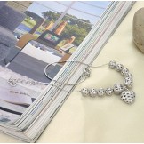 to Enjoy High Reputation at Home and Abroad Female Hollow Platinum Plating Titanium Anklet 