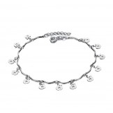 to Have a Long Story Female Platinum Plating Titanium Anklet 