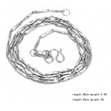 The Queen of Quality Female Ingot Platinum Plating Titanium Chain 