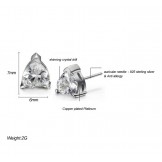 Excellent Quality Female Allergy Free Platinum Plating Titanium Earrings  