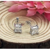 Stable Quality Female Allergy Free Platinum Plating Titanium Earrings 